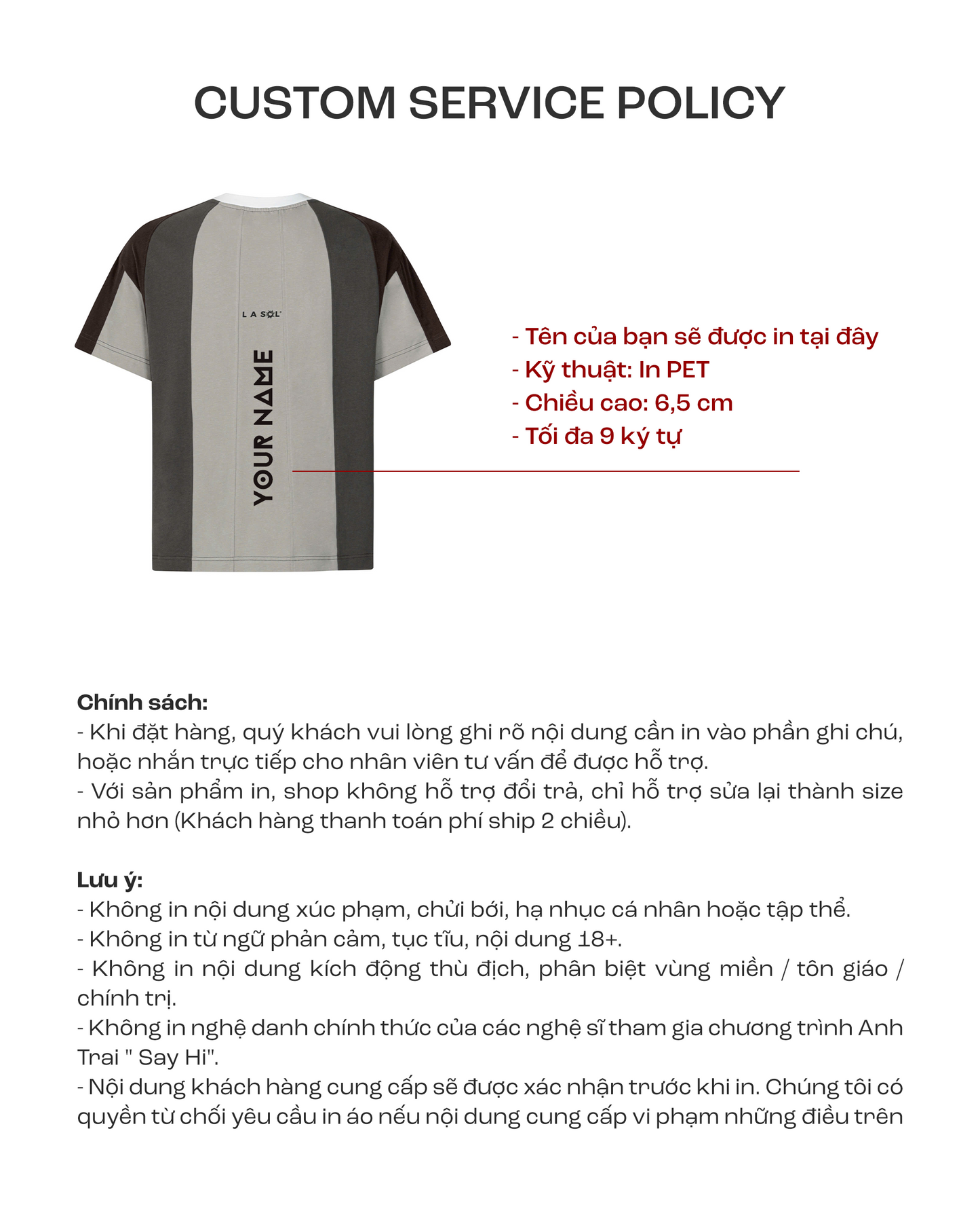 ATSH x LA SOL MOCHA T-SHIRT