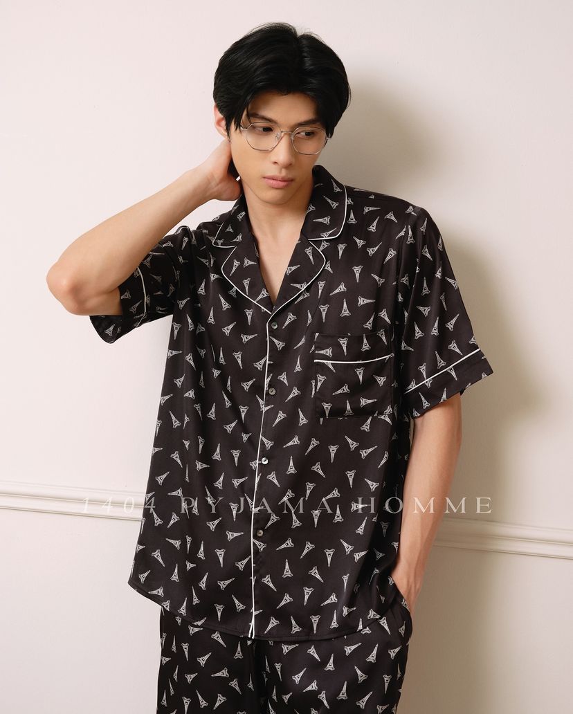 Tour Eiffel Print Pajamas