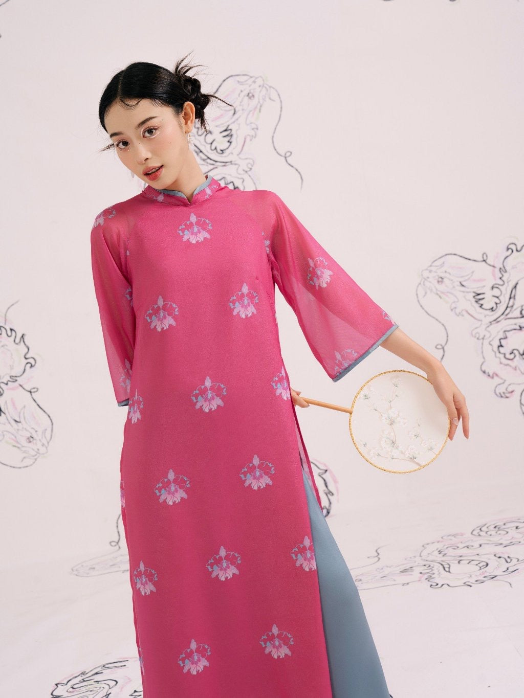 Set Áo Dài Dao Ánh