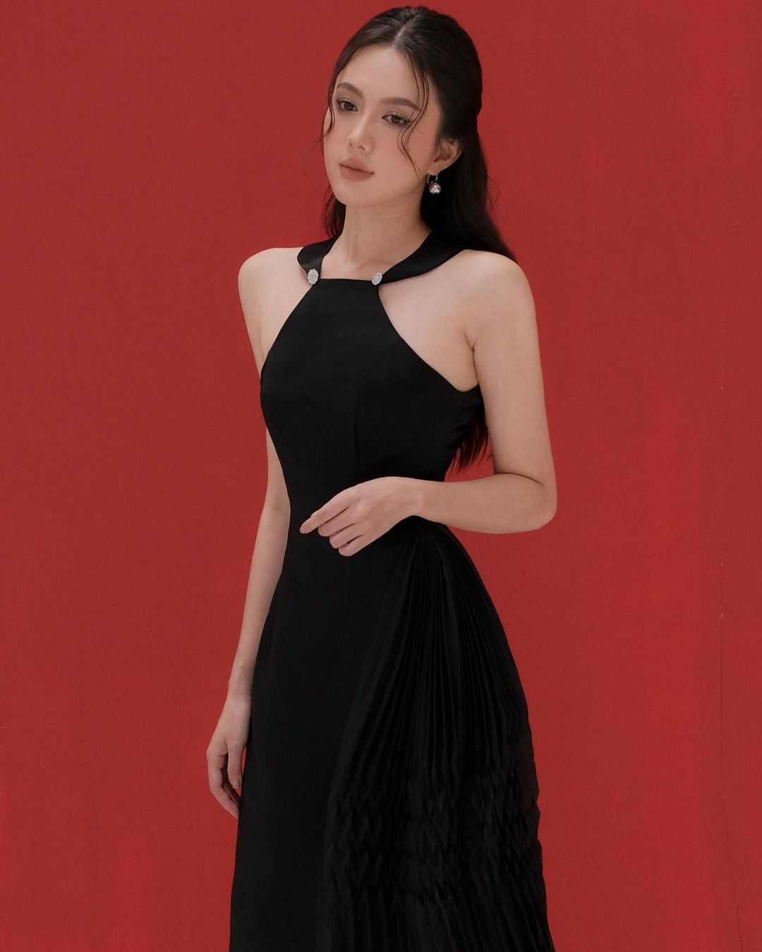 Elthera Pleated Dress