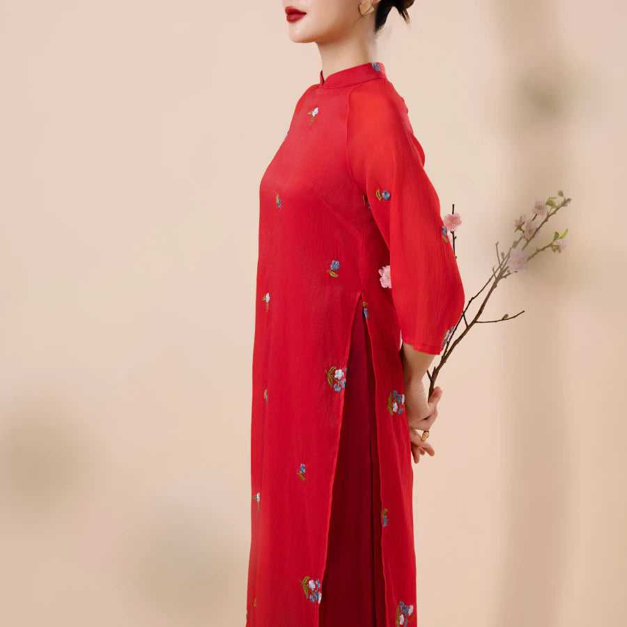 Set Áo Dài Nguyện Viên