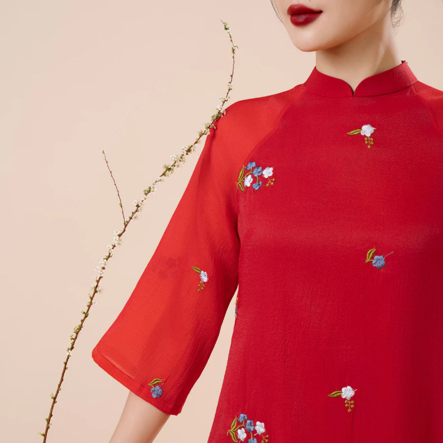 Set Áo Dài Nguyện Viên