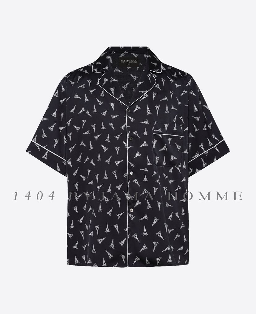 Tour Eiffel Print Pajamas