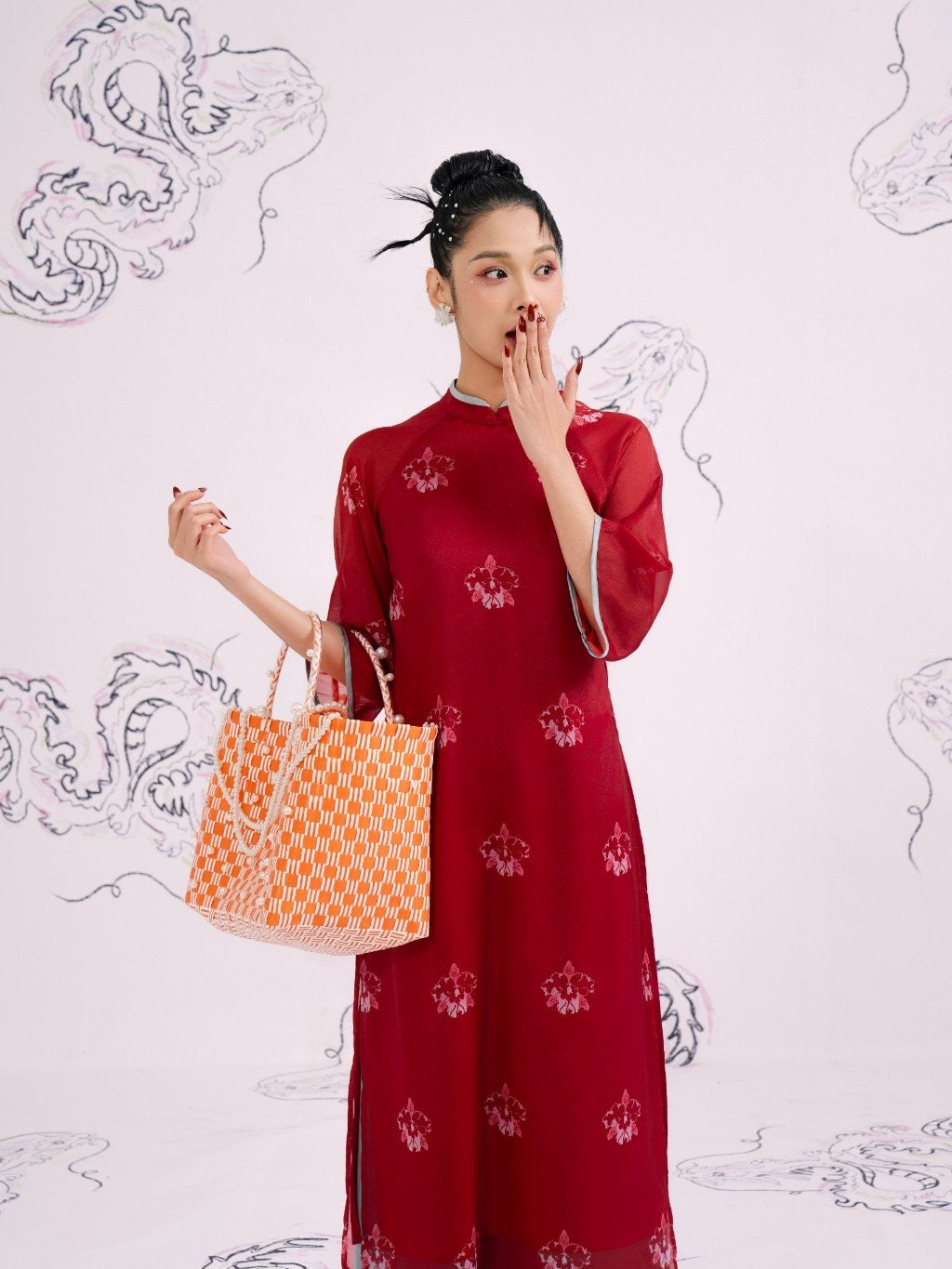 Set Áo Dài Dao Ánh