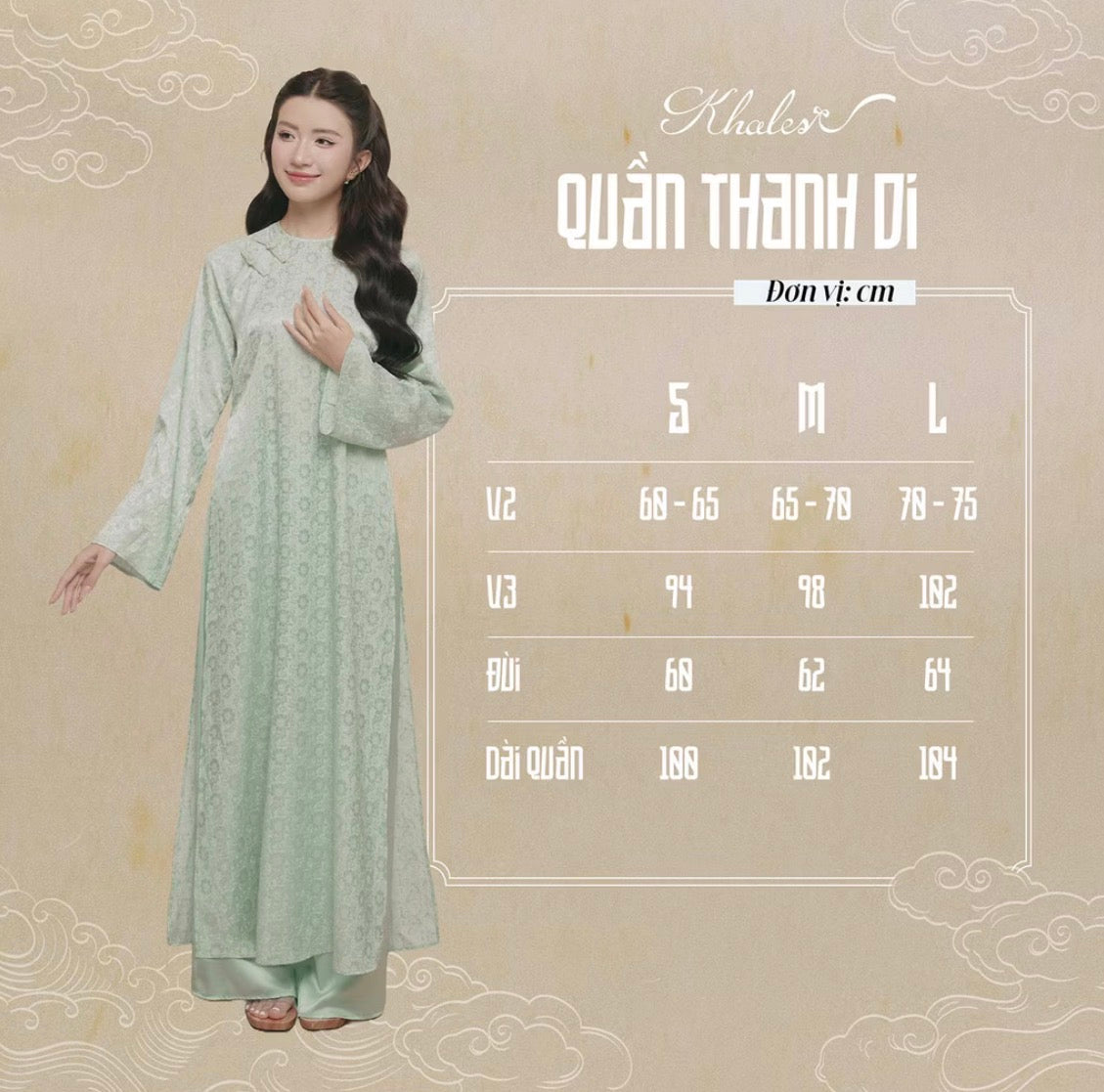 Set Áo Dài Thanh Di