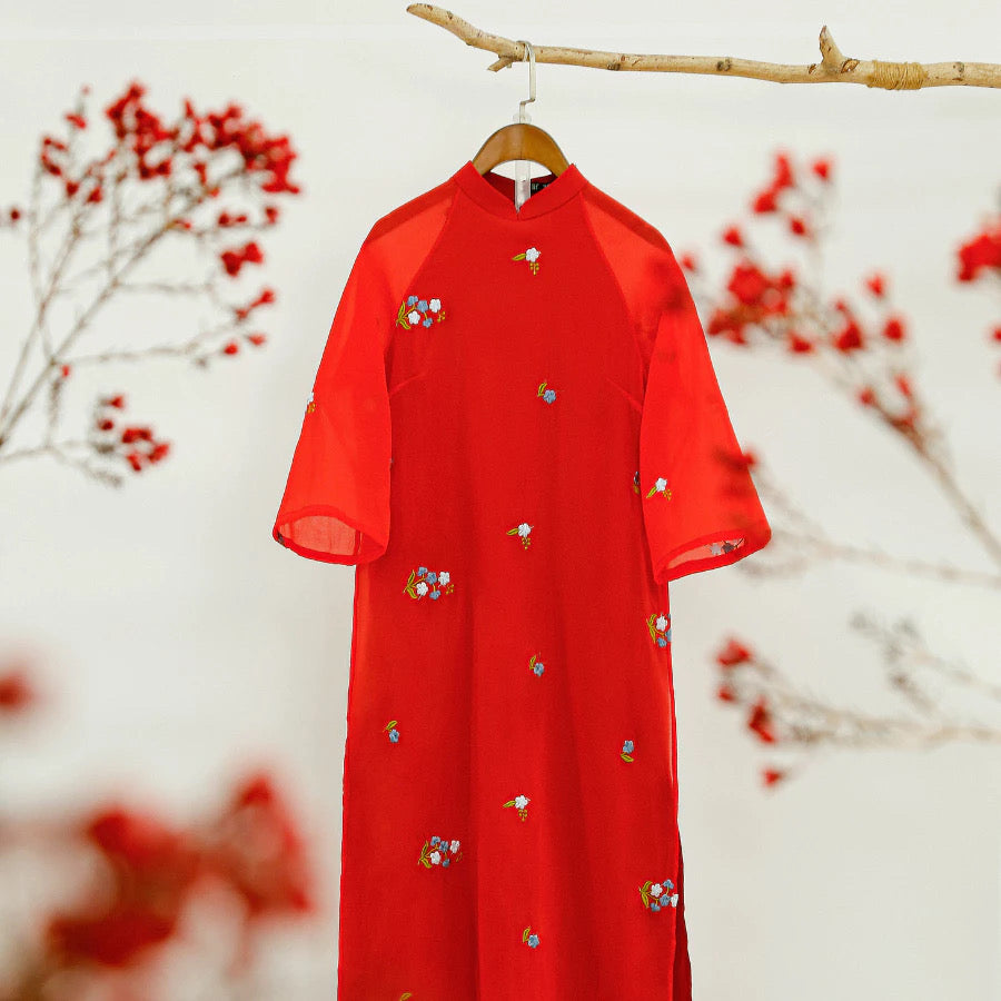 Set Áo Dài Nguyện Viên