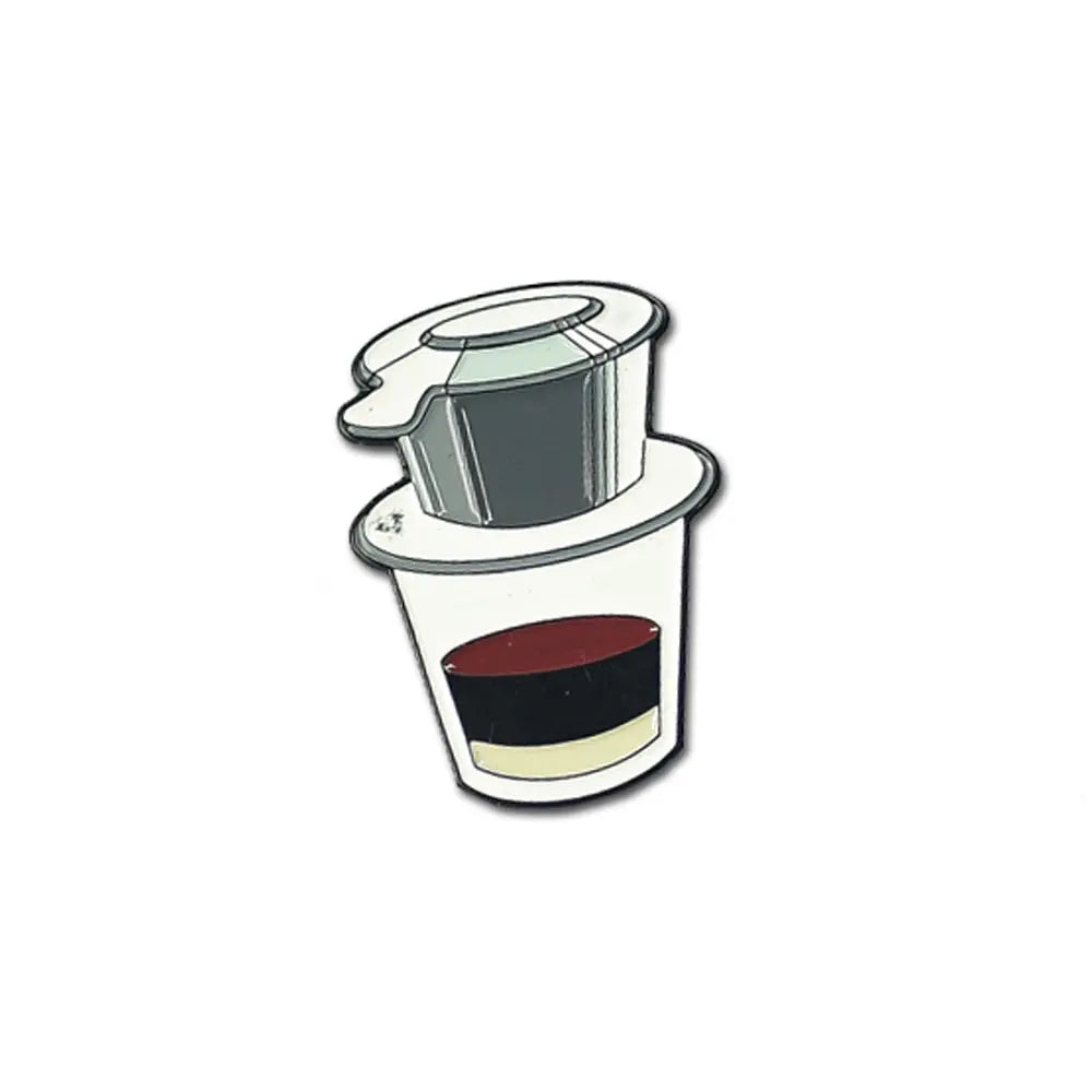 Ca phe Enamel Pin