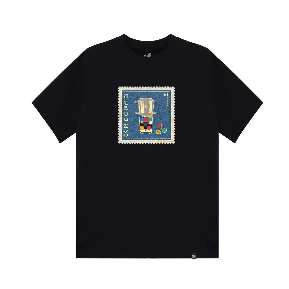 Tem Cà Phê Chấm Bi Unisex Tee