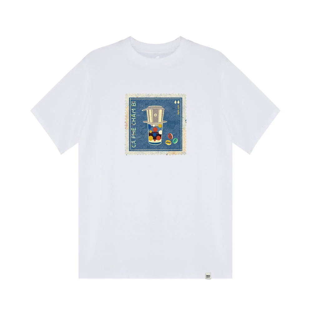 Tem Cà Phê Chấm Bi Unisex Tee