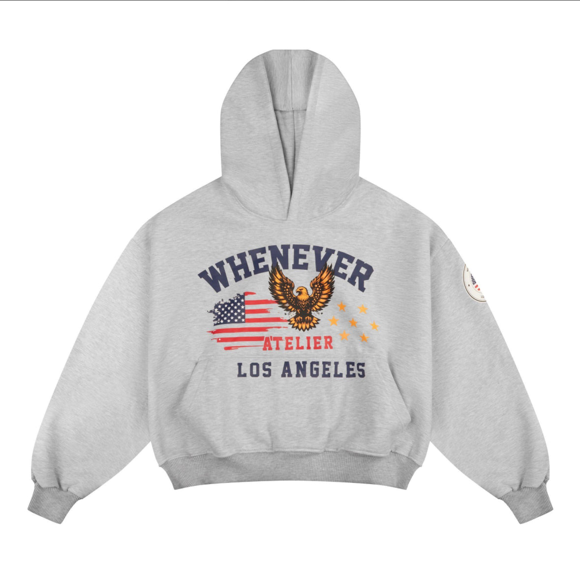 "Whenever" LA Hoodie Zip