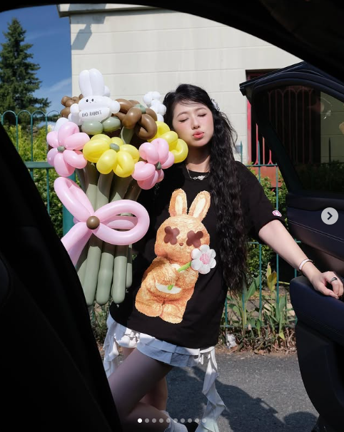 FLOWER RABBIT TEE