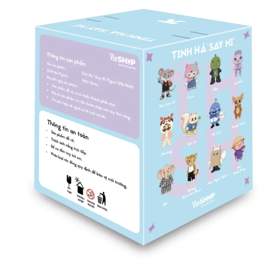 TINH HÀ "SAY HI" BLIND BOX FIGURE (Mô hình) / GRAVITY - 10cm