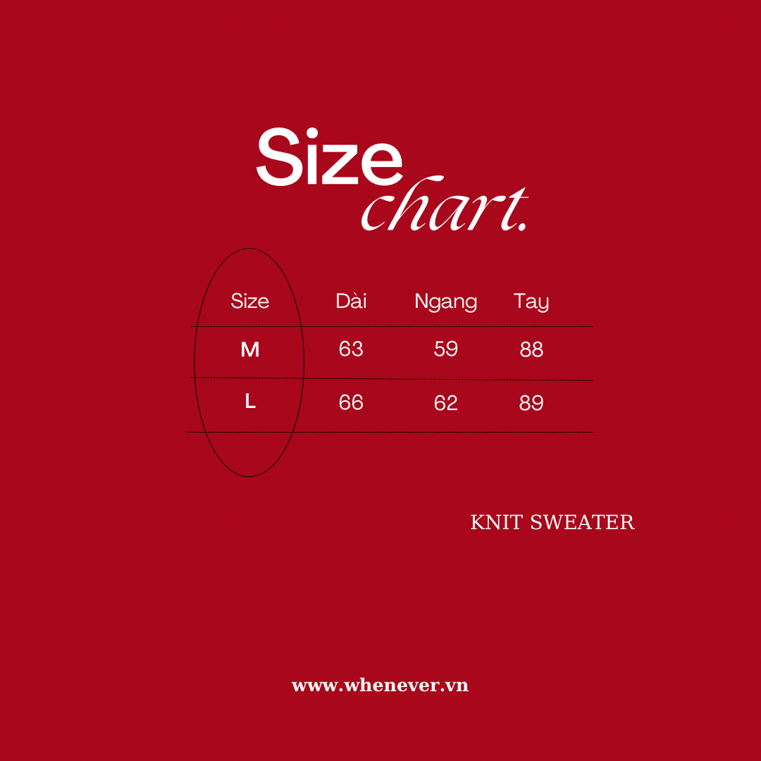 “WHENEVER” KNIT SWEATER