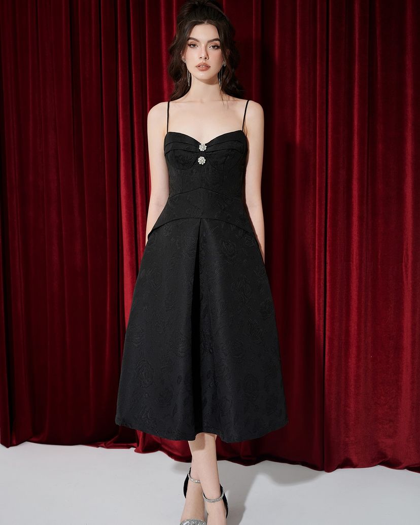 Milya Midi Dress - Gรฒn.