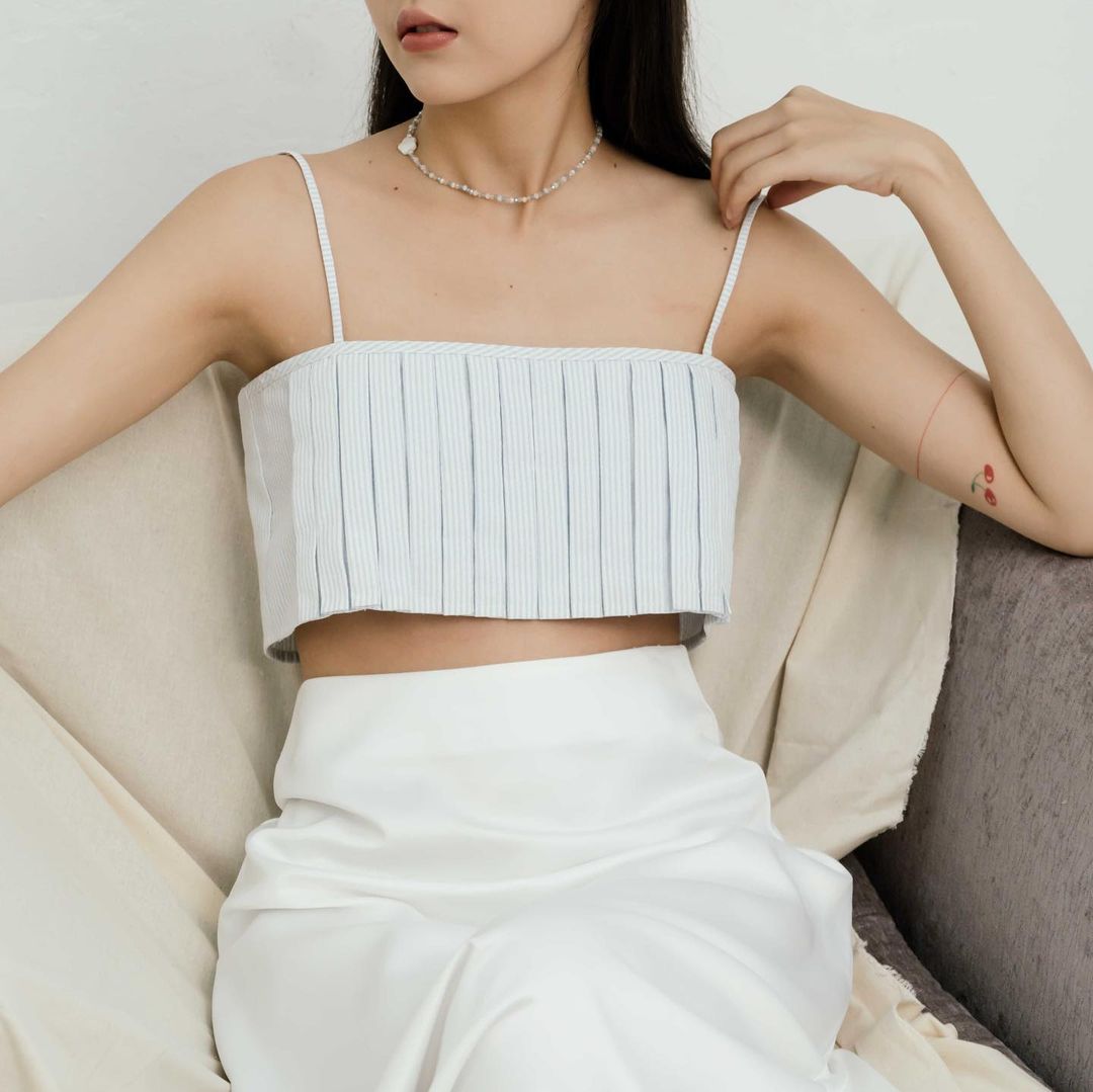 pleated top design - Gรฒn.