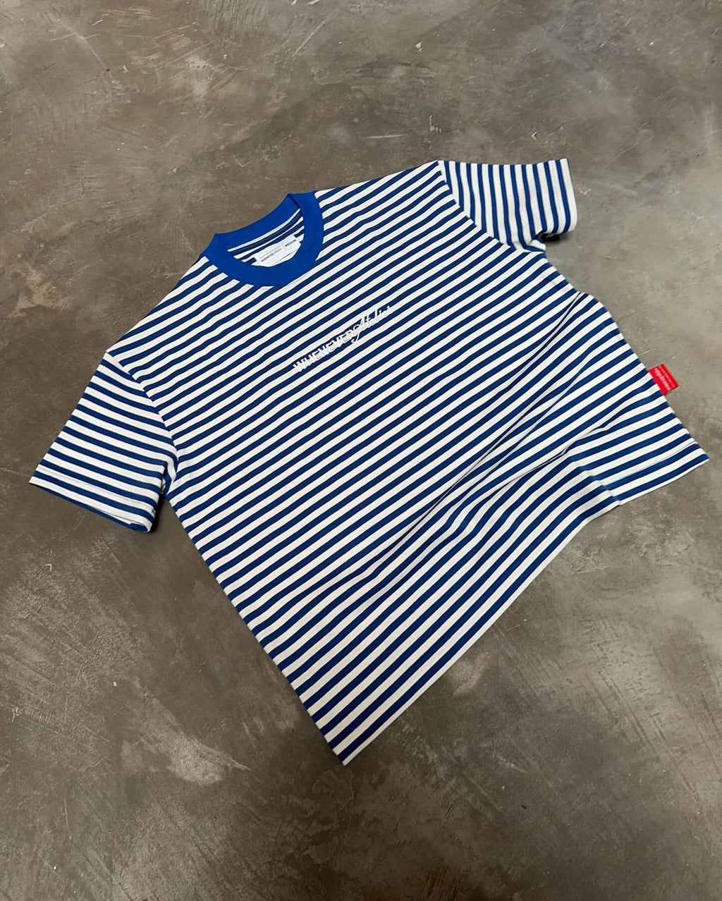 “WHENEVER” STRIPED T-SHIRT VER2