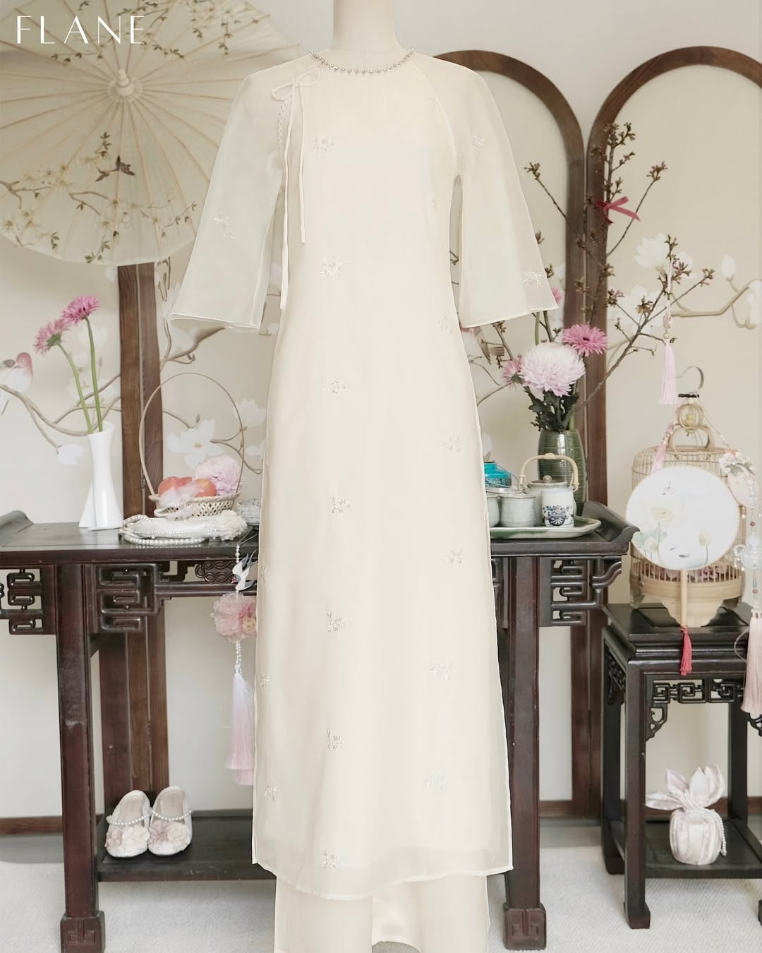 Set Áo Dài Ngọc Cầm