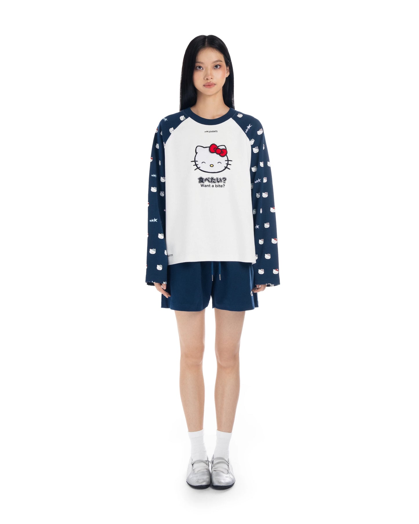 JOY ICON HEAVYWEIGHT RAGLAN LONG SLEEVE BOXY TEE
