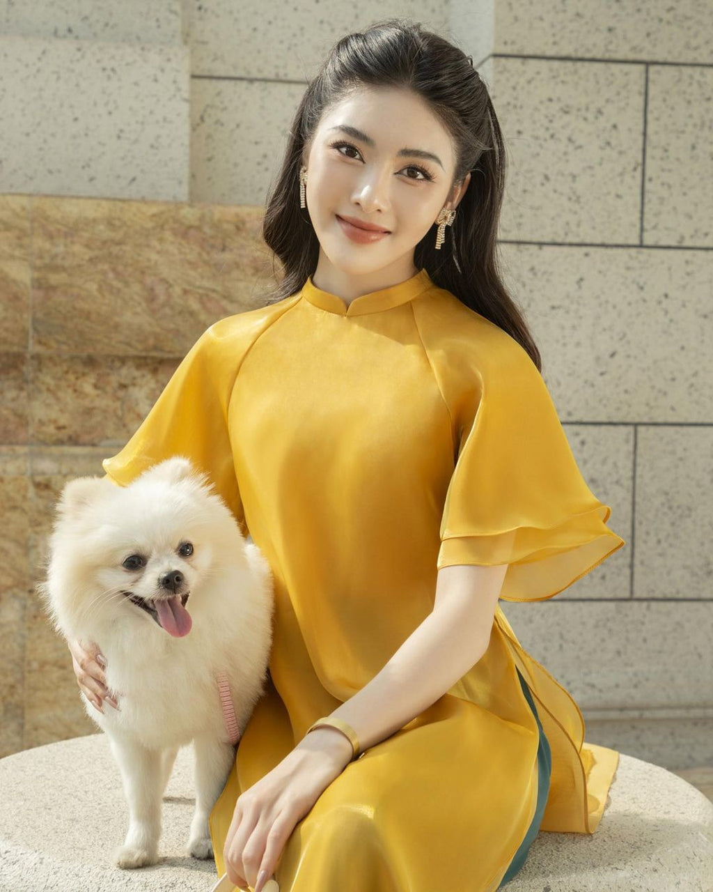 Set Áo Dài Khánh Như