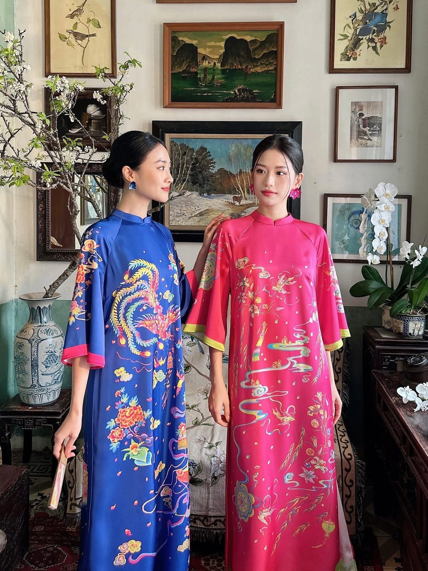 Set Áo Dài Huyền Nữ