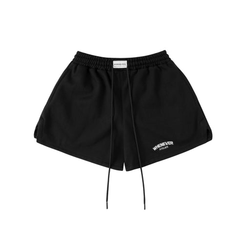 "WHENEVER" BASIC SWEATSHORTS SS25