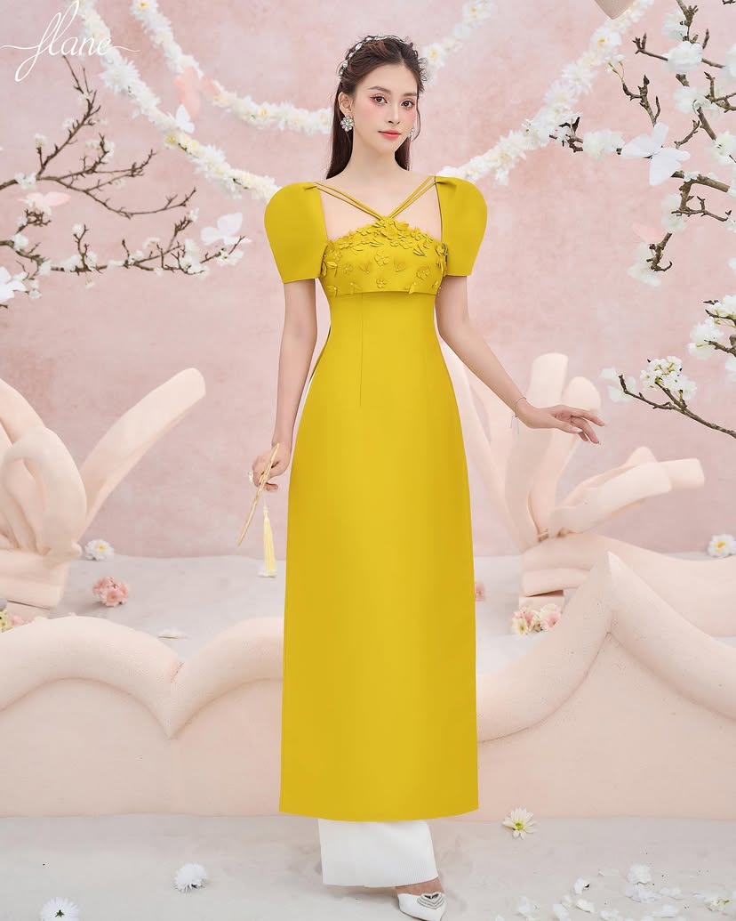 Áo Dài Thiên Kim (Pants Not Included)