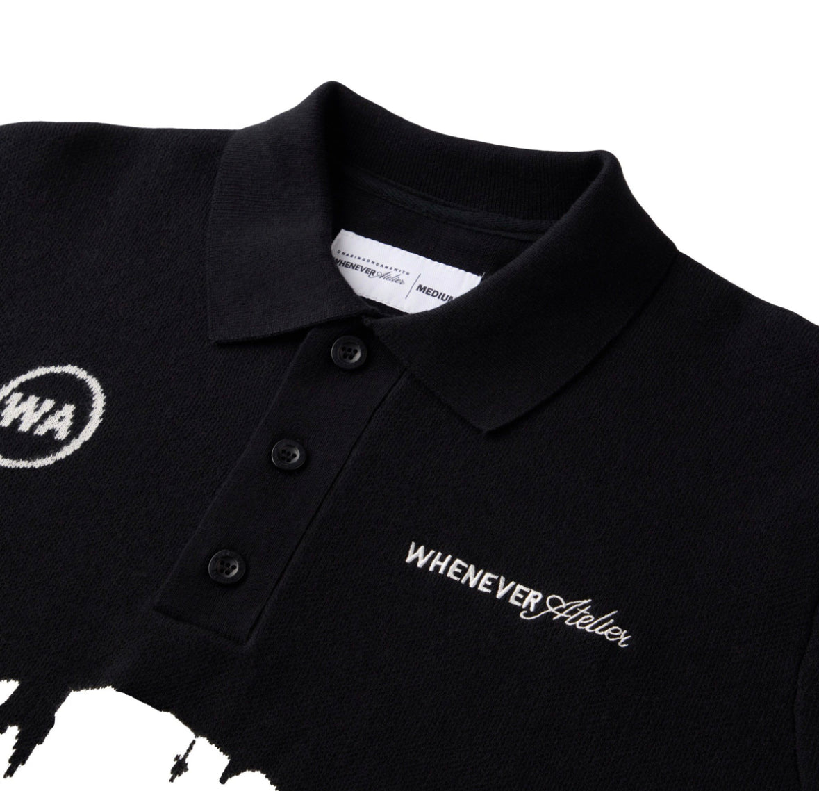 "Whenever" NY Knit Polo Shirt