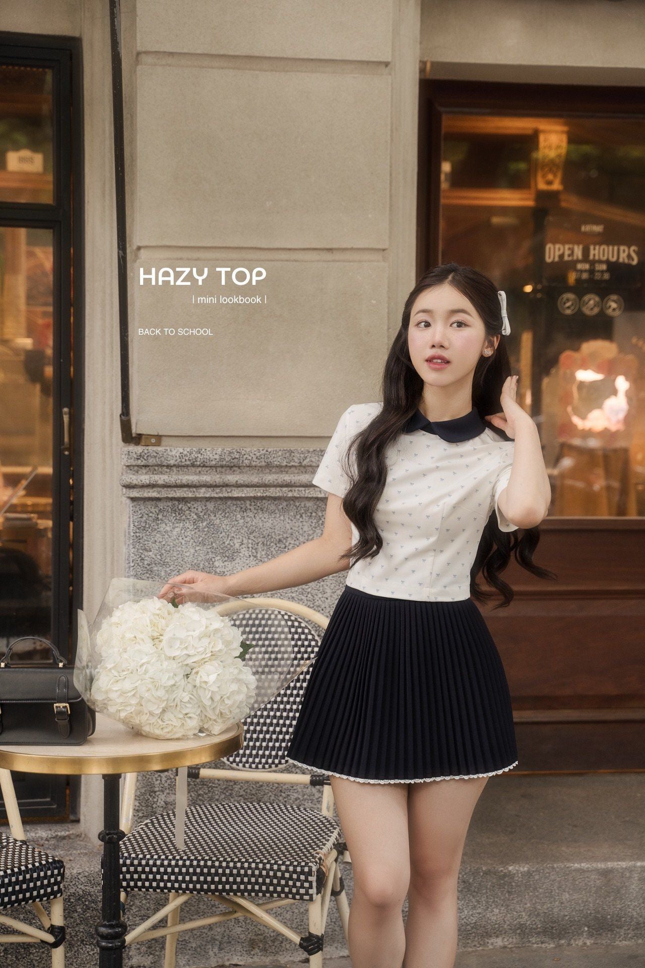 Hazy Top x Mei Skirt