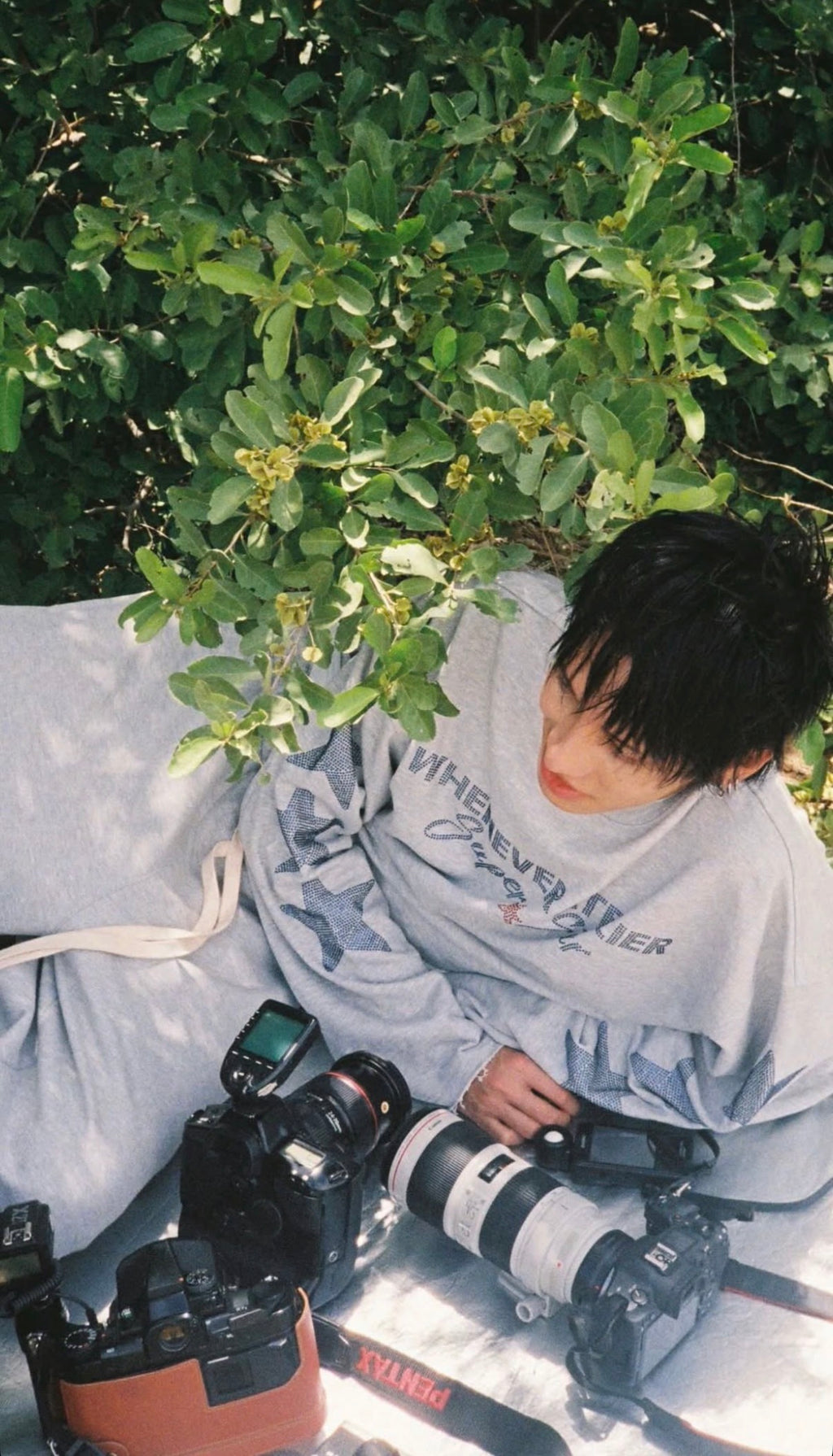 “WHENEVER” SUPER STAR LONGSLEEVE T-SHIRT