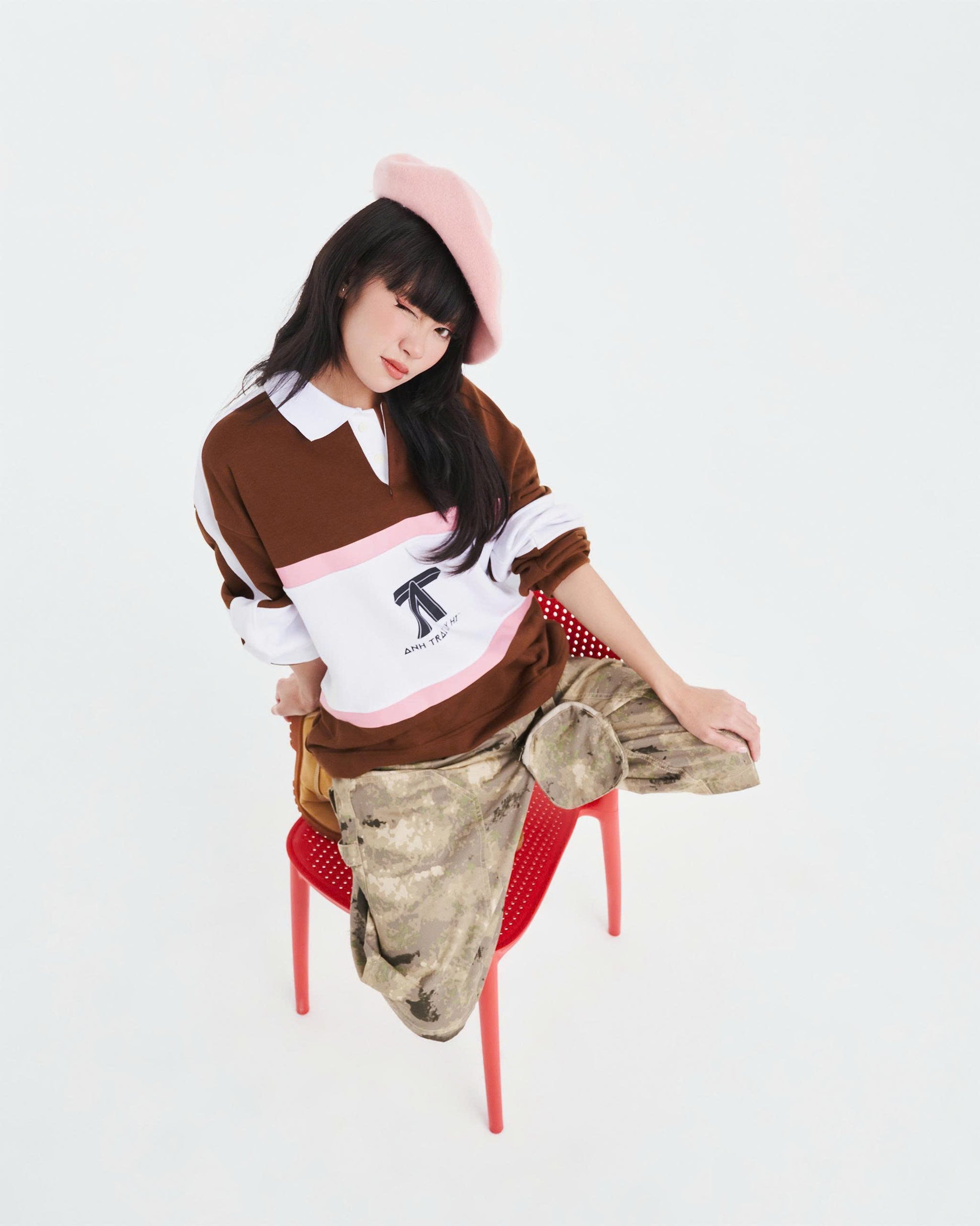 ATSH x LA SOL STRIPED SWEATER