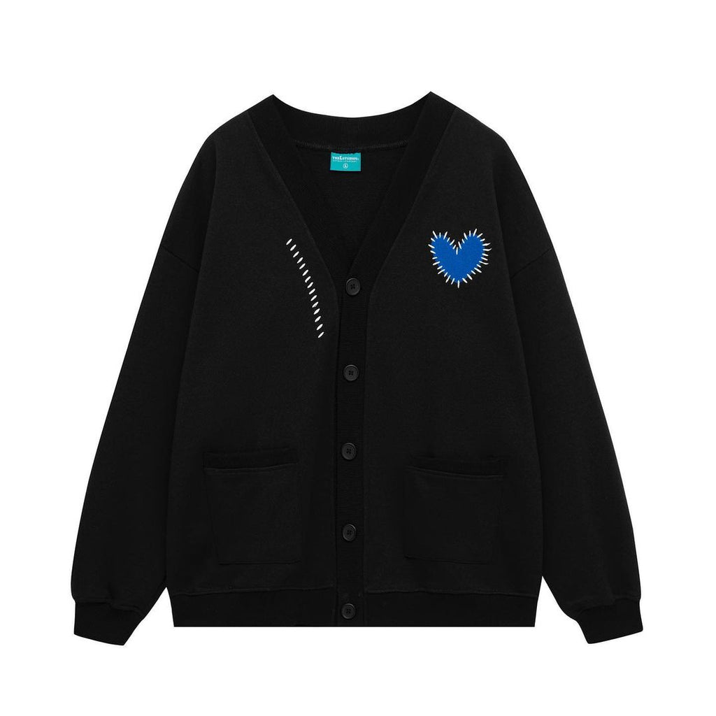 Broken Blue Heart Cardigan