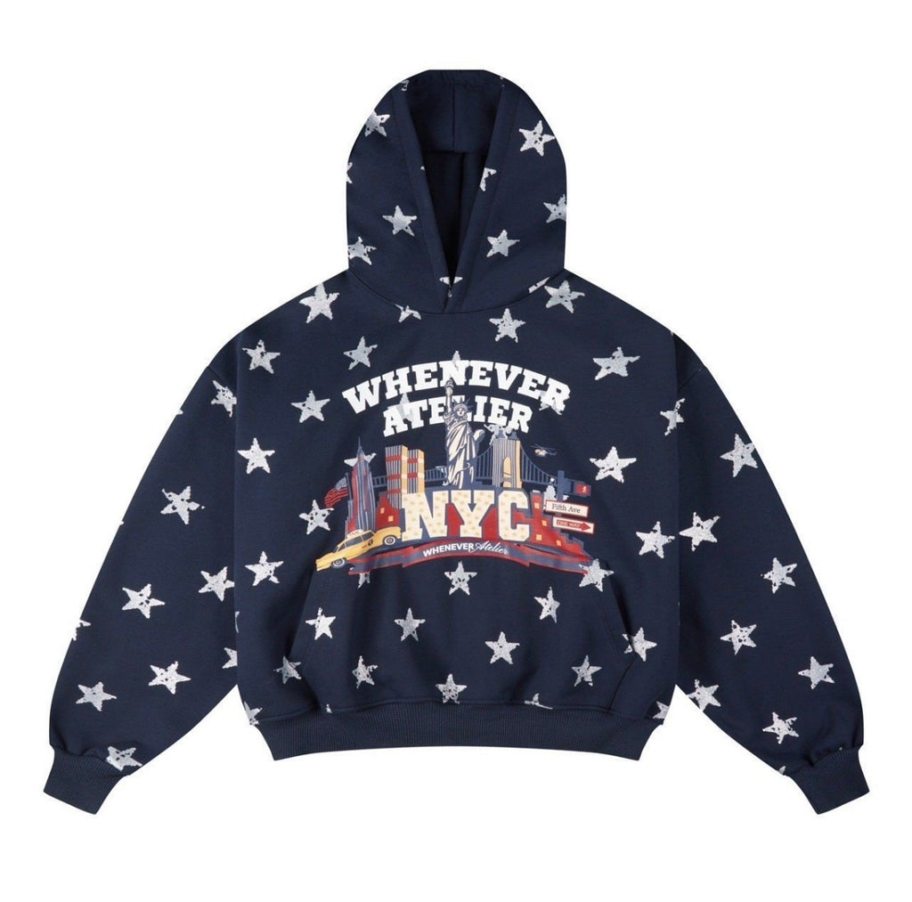 “WHENEVER” STAR GIRL HOODIE