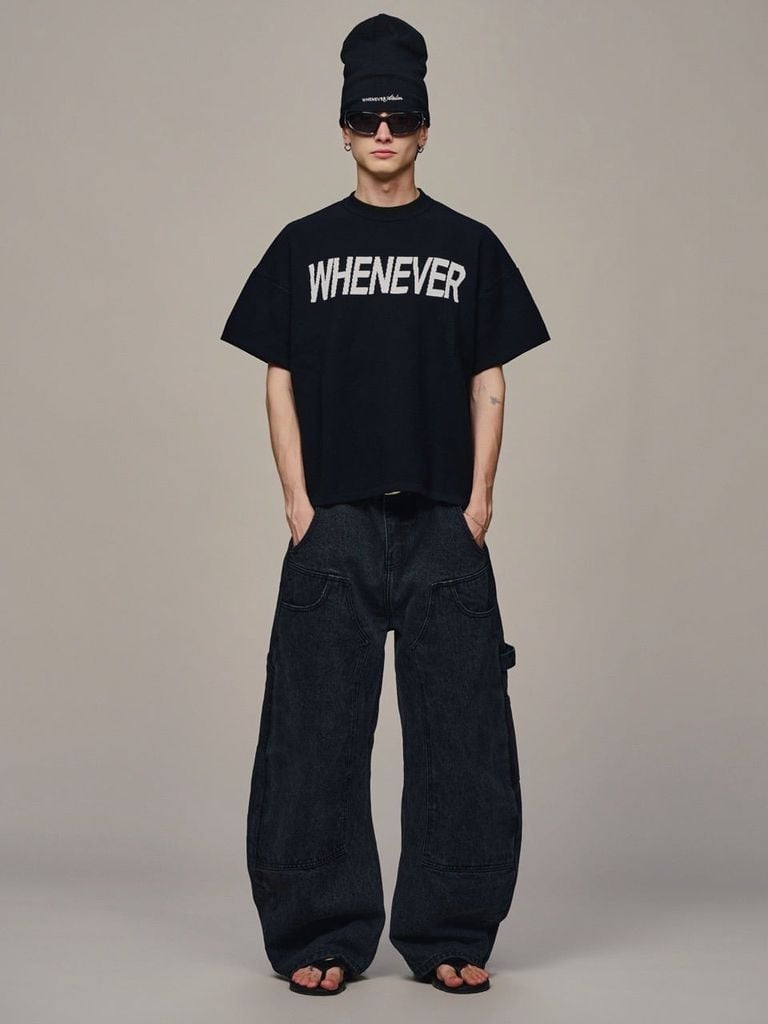 “ WHENEVER “ SIGNATURE KNIT T - SHIRT