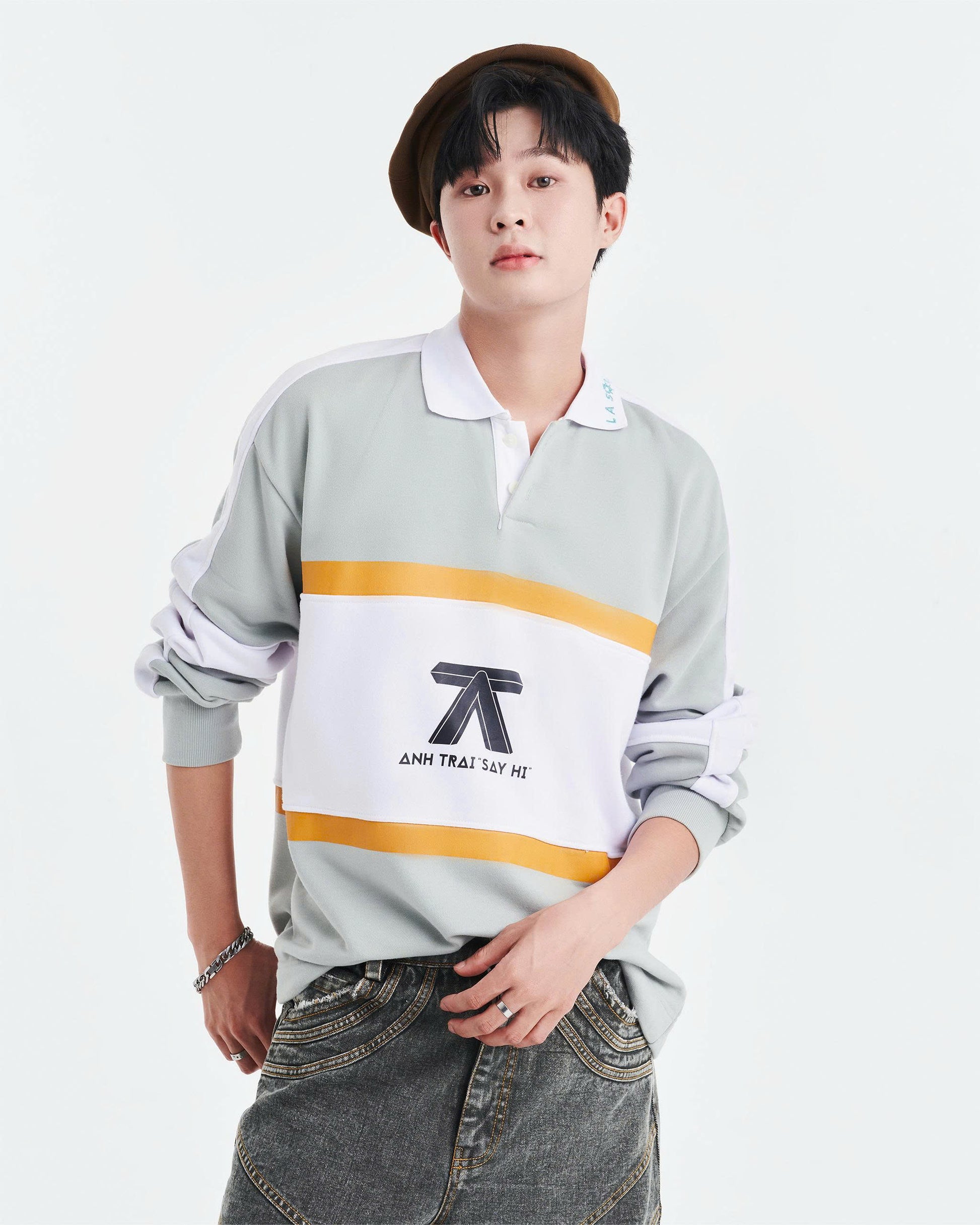 ATSH x LA SOL STRIPED SWEATER