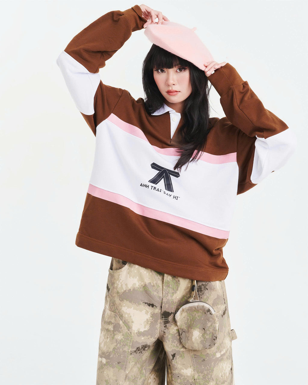 ATSH x LA SOL STRIPED SWEATER