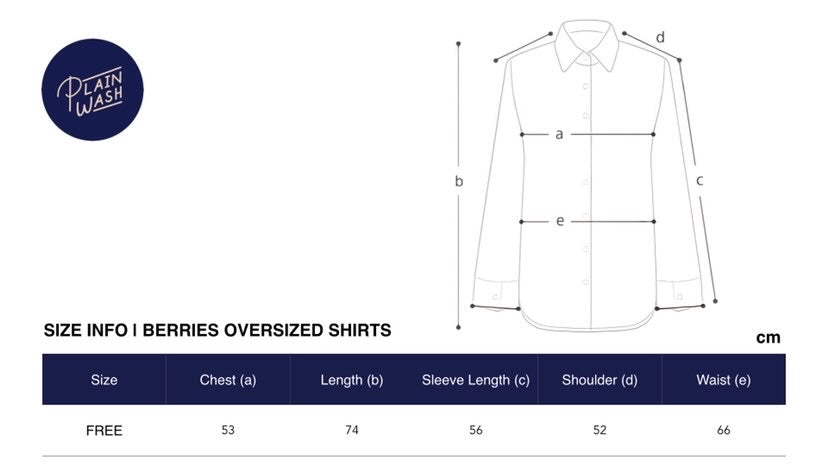 Berries Oversized Shirts