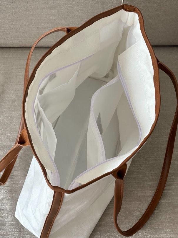 Butter Brioche Tote Bag