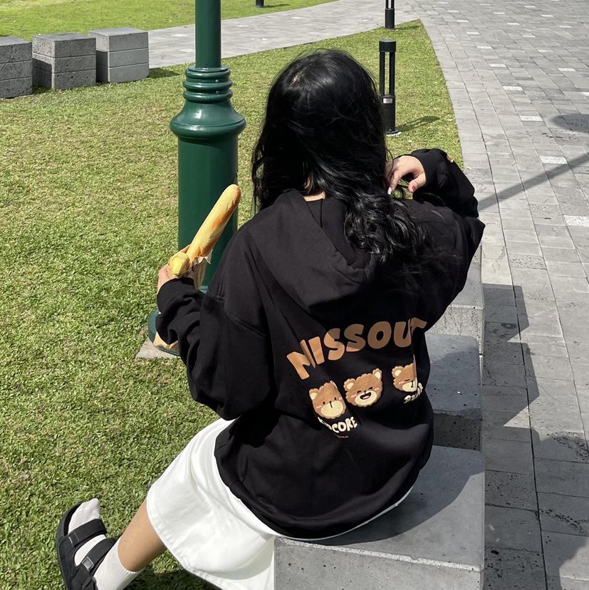Bear Hoodie Zip