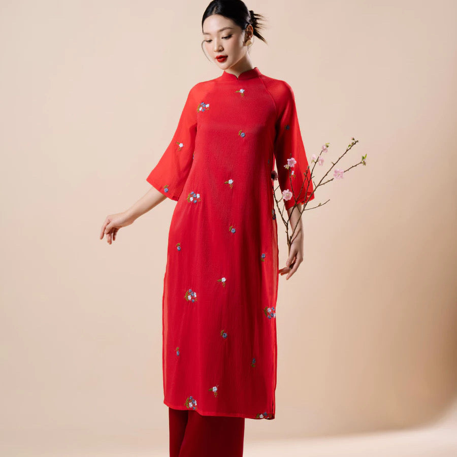 Set Áo Dài Nguyện Viên