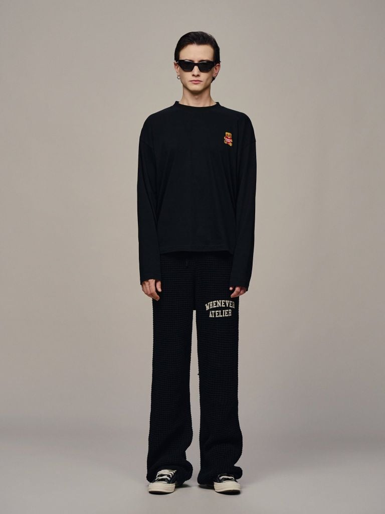 “WHENEVER” LITTLE BEAR LONG SLEEVES T-SHIRT