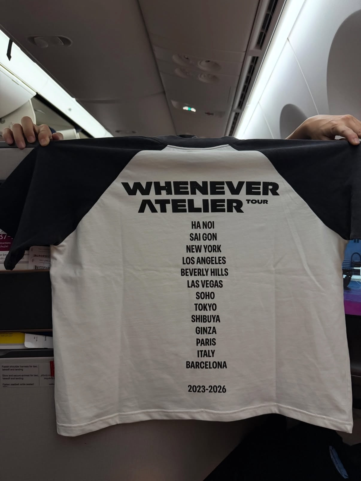 "WHENEVER" WORLD TOUR TEE