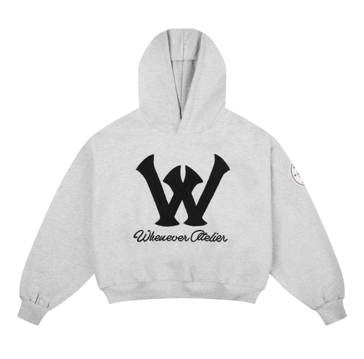 "WHENEVER" BIG LOGO HOODIE