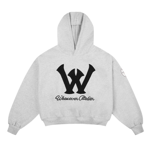 "WHENEVER" BIG LOGO HOODIE