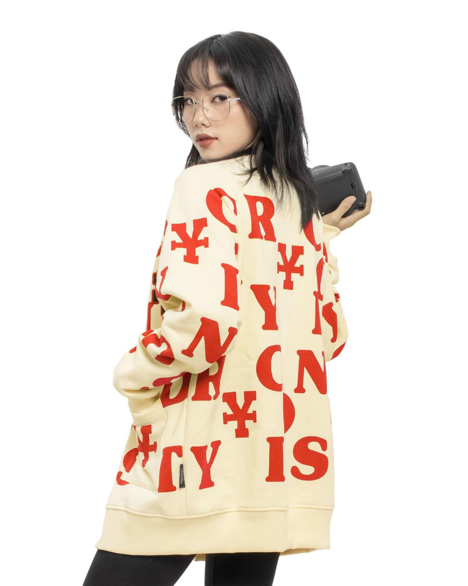 DirtyCoins Print Cardigan