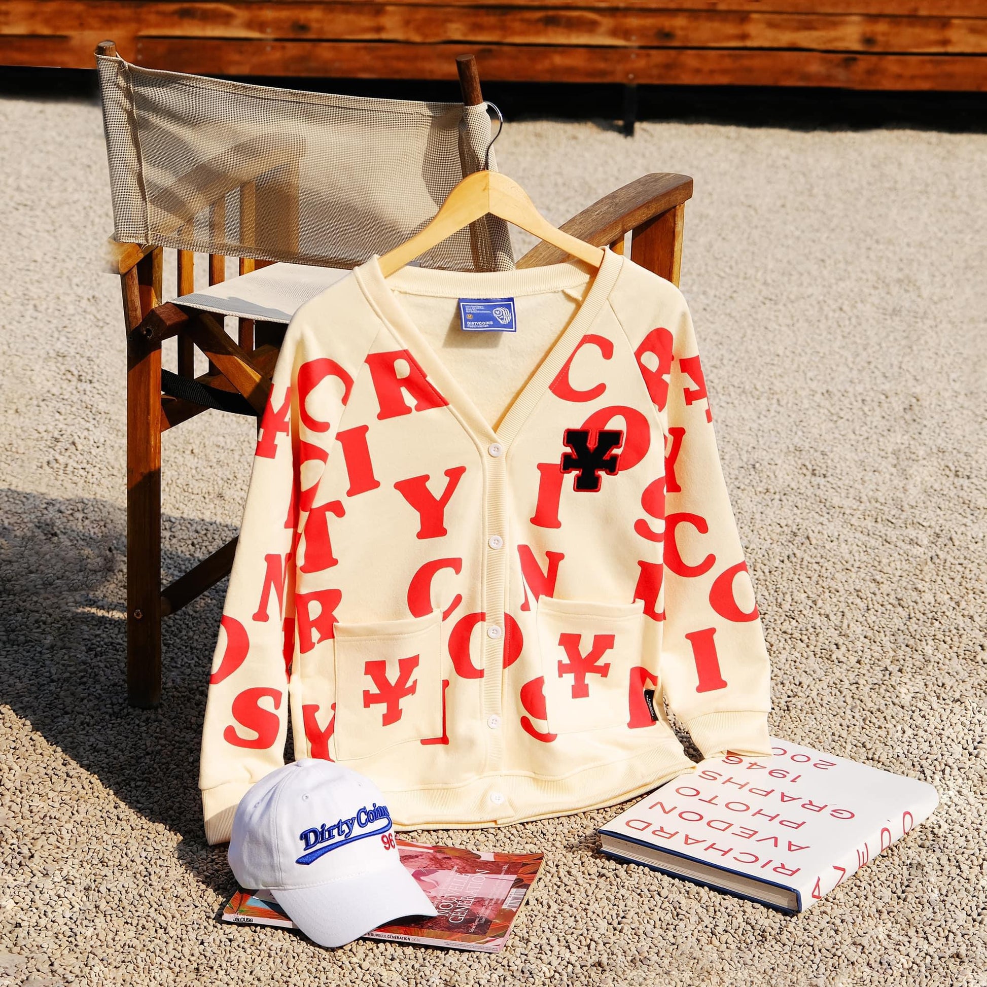 DirtyCoins Print Cardigan