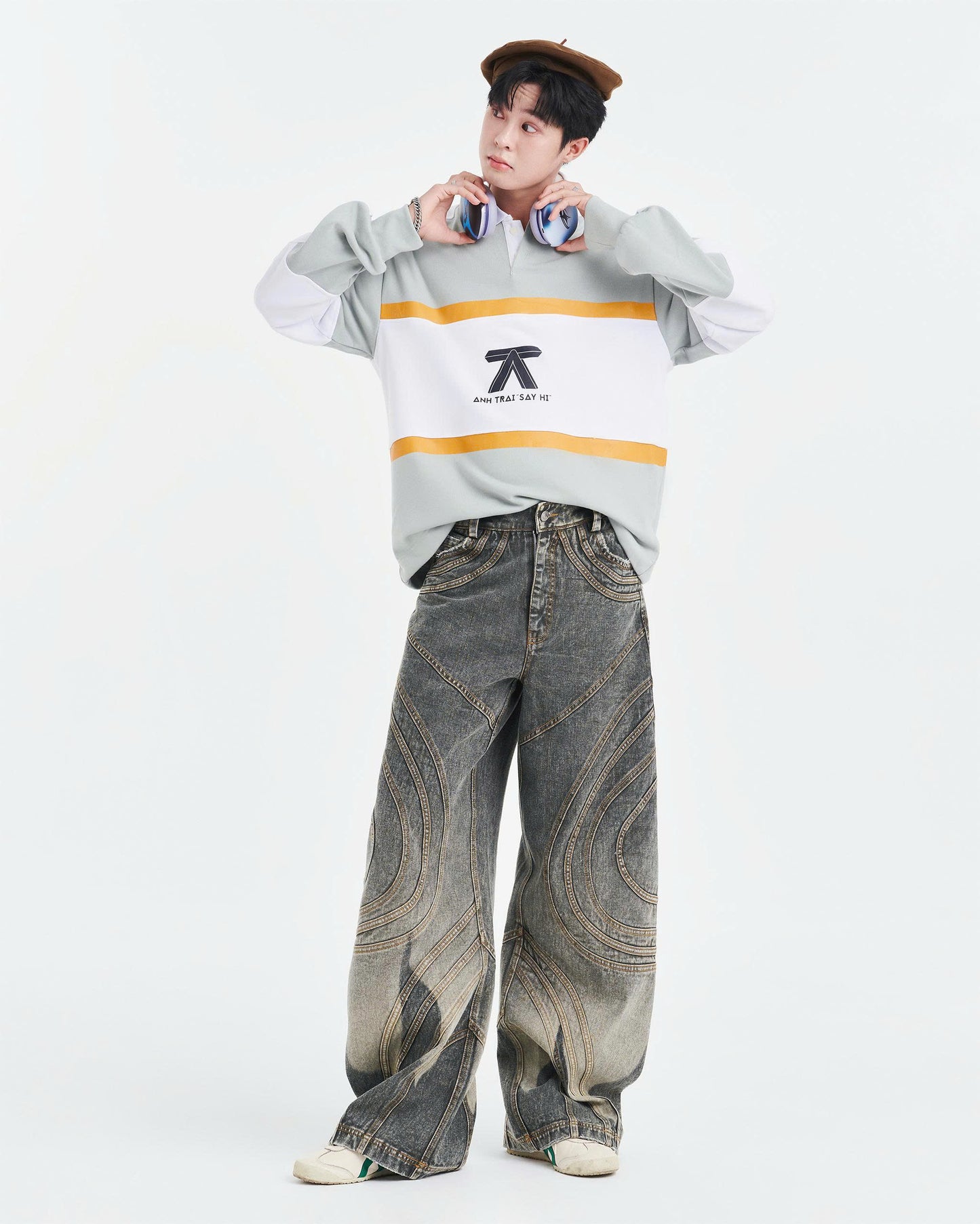 ATSH x LA SOL STRIPED SWEATER