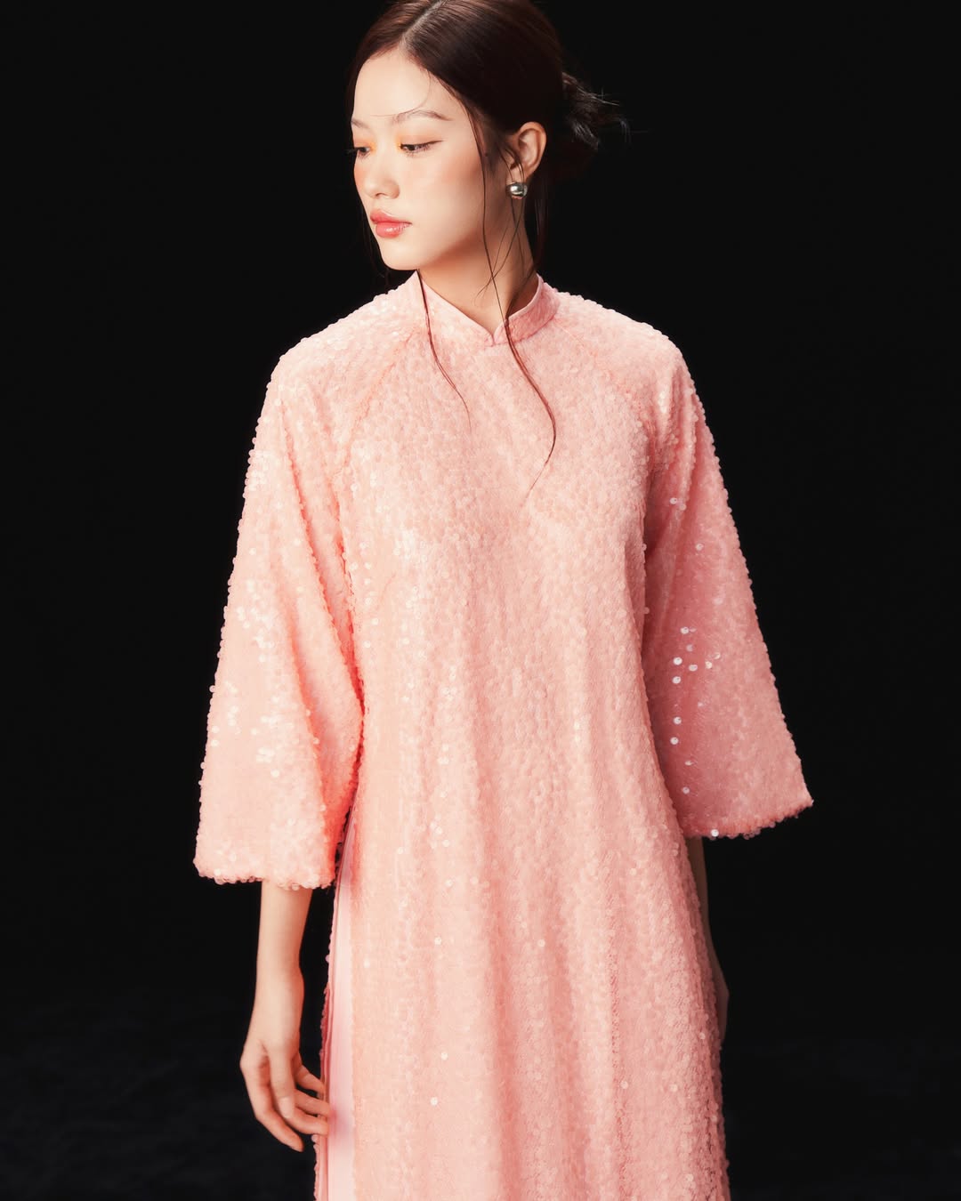 Set Áo Dài Hồng Diễm