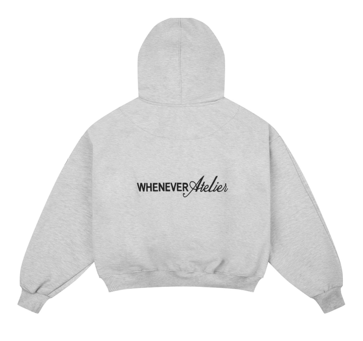 "WHENEVER" BIG LOGO HOODIE