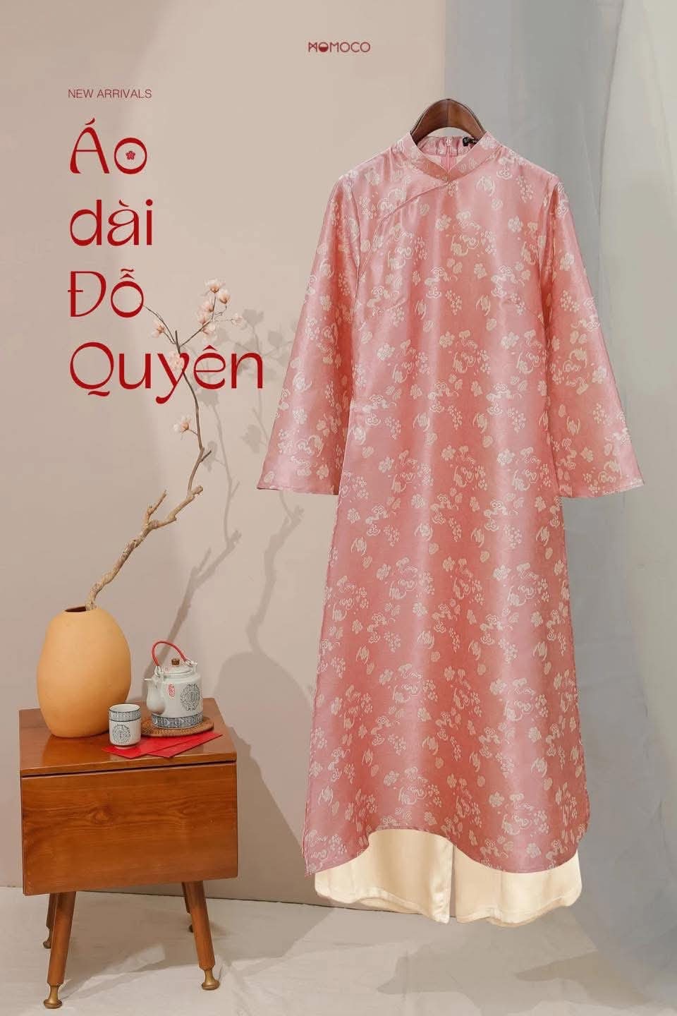 Set Áo Dài Đỗ Quyên