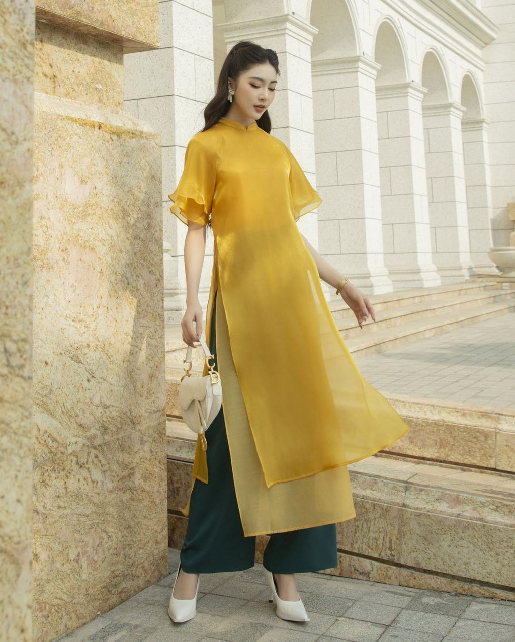 Set Áo Dài Khánh Như